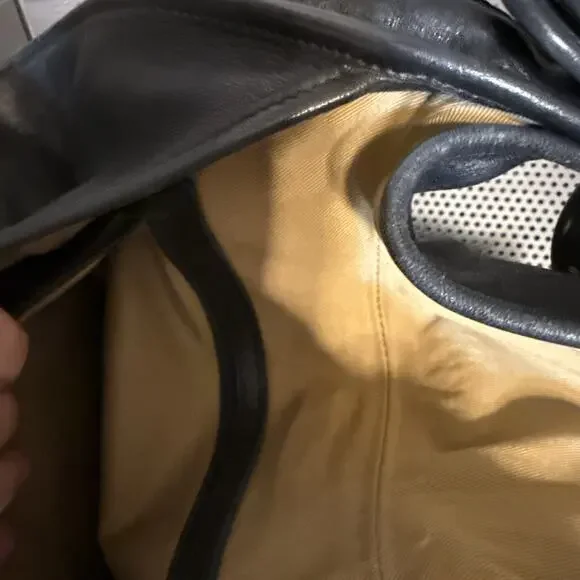 Coach Vintage Crescent Flap Turnlock Black Leather Shoulder/Crossbody Bag - Picture 11 of 16